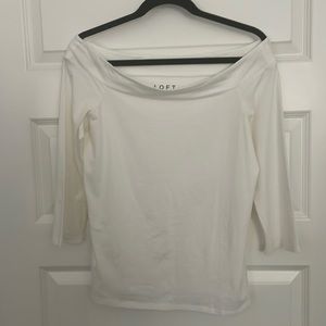 Loft boatneck top